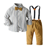 Striped Baby Boy Set 2 Pcs Formal Suits