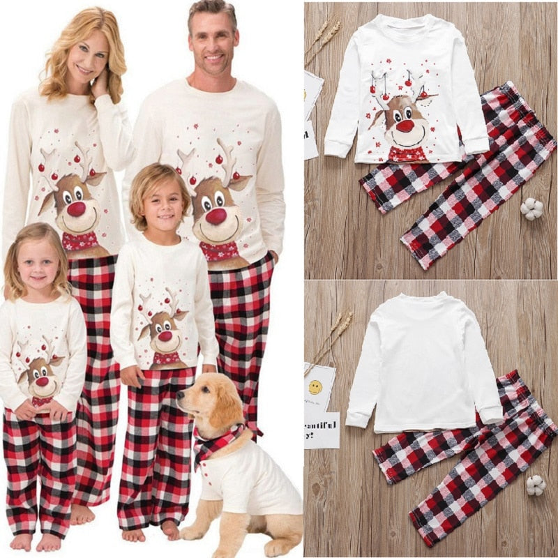Christmas Family Matching Pajamas Nightwear Pyjamas Outfits