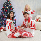 Family Christmas Pajamas Matching Outfits Mother Father Kids
