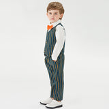 Kids Baby Boys Suit  Fashion Striped Tops+ Bottoms+Vest 3Pcs/Set 1-6 Years