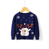 Girl Boy Pullover Winter Christmas Knitted Sweater Knitwear 1-6 Years