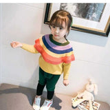 Baby Girls Winter Sweater Pullover Knitted Solid Top Sweaters