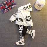 Baby Kid Boy Sport Letters Toddler Leisure Suits 2 Pcs