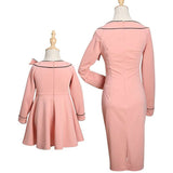 Mother Daughter Bow Pink Dress Family Matching Dress