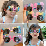 Kid Star Cartoon Round Colors Sunglasses UV400 Goggles Eyewear