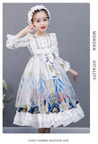 Original Design Kid Girl Princess Skirt Lolita Dress 4-14 Years