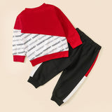 Baby Boys Set Autumn Long Sleeve Letter 2 Pcs Sets