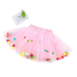 Baby Girls Tutu Elastic Waist Princess Tulle Colorful Mini Skirts