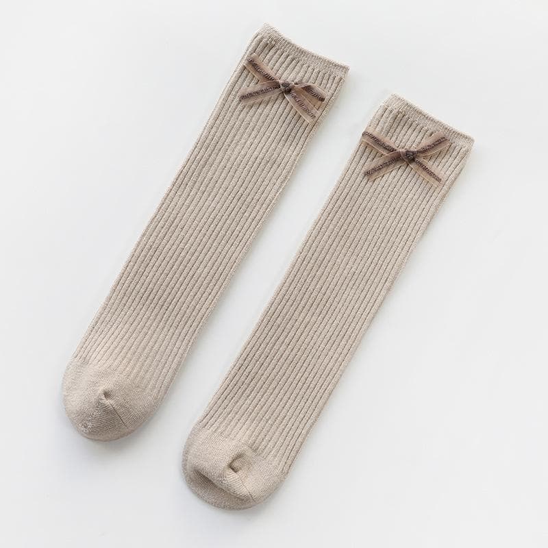 Baby / Toddler / Kid Girl's Bowknot Solid Stockings Socks