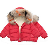 Kid Baby Boys Girl Thickened Cotton Jacket Down Winter Coats