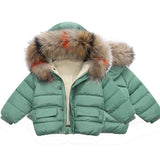 Kid Baby Boys Girl Thickened Cotton Jacket Down Winter Coats