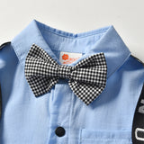 Baby Boy Harps Short Sleeves Gentleman 3 Pcs Sets