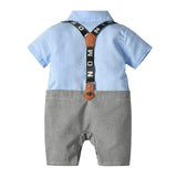 Baby Boy Harps Short Sleeves Gentleman 3 Pcs Sets