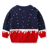 Kid Baby Girl Christmas Santa Claus Cotton Sweater