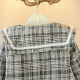 Girls Woolen Coat Woolen Coat Mid-length Thickening Jackets