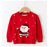 Kid Baby Boy Girl Christmas Claus Bottomed Sweater