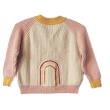 Kid Baby Girls Cardigan Autumn Winter Knitting Sweater With Hand Embroidered