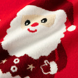 Kid Baby Boy Girl Christmas Claus Bottomed Sweater