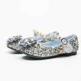 Girls Soft-soled Sequined Water Drill Crystal Single Shoes