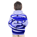 Kid Boy Spiral Series 3D Print Hoodie Baseball Uniform