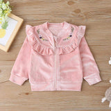 Baby Girl Sweet Floral Coat & Jacket