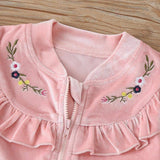 Baby Girl Sweet Floral Coat & Jacket