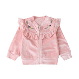 Baby Girl Sweet Floral Coat & Jacket