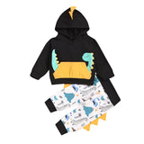 Baby Girl Boy Suits Dinosaur Prints Suits 2 Pcs Sets