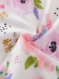 Baby Girl Suit Autumn Long Sleeve Floral 2 Pcs Sets