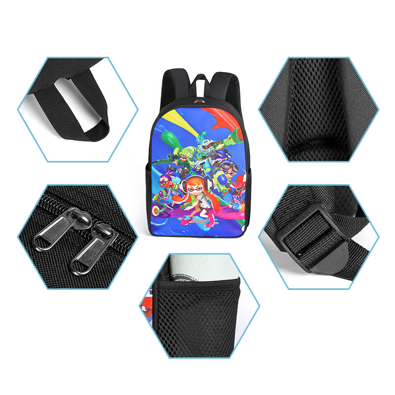 Kid Primary Middle Students Schoolbag Backpack Space Werewolf Kill Game Bag