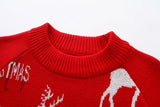 Kid Baby Boy Full Jacquard Soft Double Layer Christmas Sweaters