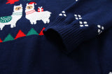 Kid Baby Boy Christmas Alpaca Soft Double Christmas Sweater