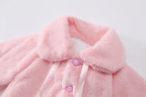 Kid Baby Girls Spring Autumn Imitation Fur Cape Coats Jackets