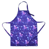 Kid Starry Sky Gradual Dirt Proof Cooking Baking Painting Apron