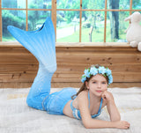 Kid Girl Mermaid Separate Bikini Swimsuit