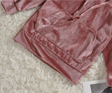 Famiy Matching Fleece Hooded Patch Pocket Parent-child Shirts