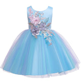 Kid Girl European American Peng Gauze Princess Dress