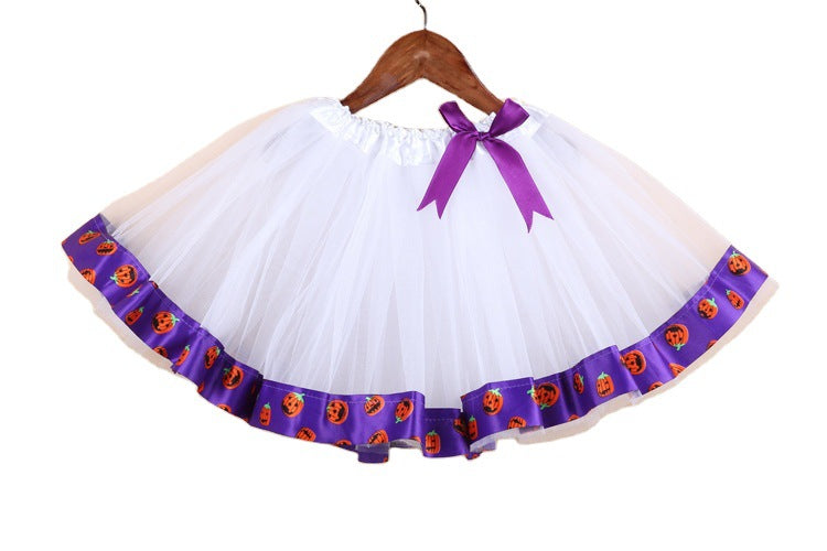 Kid Baby Girls Fashion Tutu Gauze Halloween Skirts