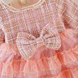 Baby Kid Girl Little Fragrance Plus Velvet Thickening Princess Dress