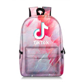Kid Student Backpack Large Capacity Polyester Fashion Tiktok Print Bag