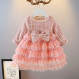 Baby Kid Girl Little Fragrance Plus Velvet Thickening Princess Dress