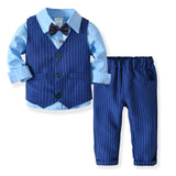 Long Sleeve Gentleman Baby Boy Set 2 Pcs Formal Suits