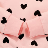 Baby Girls Love Valentine Printed Cotton Set 2 Pcs