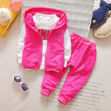 Kid Baby Girl Lovely Suit Spring 3 Pcs