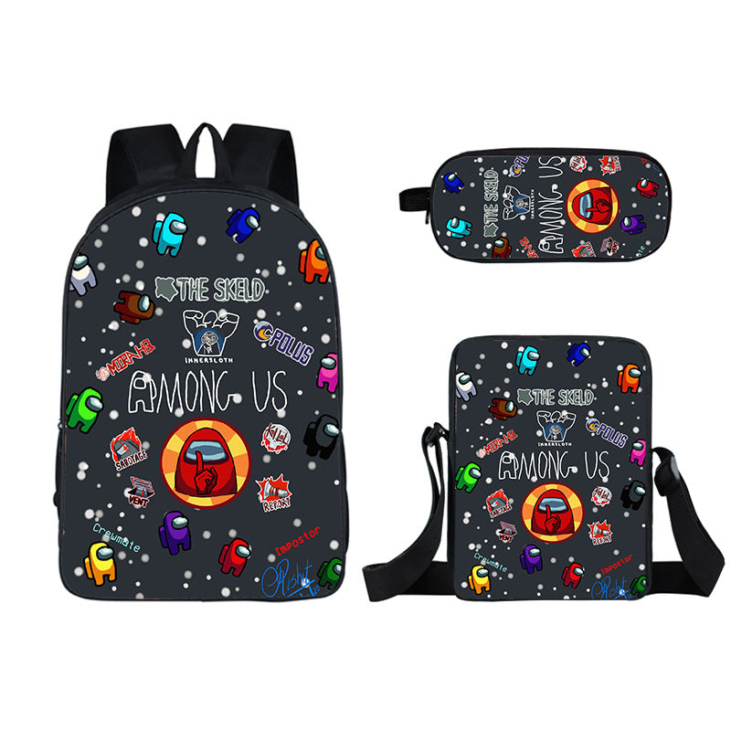Students Schoolbags Creative Polyester Load Reduction Backpack