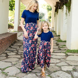 Family Matching Parent-child  Digital Printed Dress