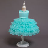 New Baby Princess Dress Multi Layer Cake Puff Party Dress