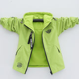 Kid Boys Autumn Windbreaker Storm Jacket Three In One Coat