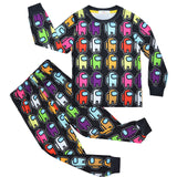 Kid Boy Game Middle School Long Sleeve Pajamas Set