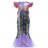 Kid Baby Girl Princess Butterfly Mermaid Dress
